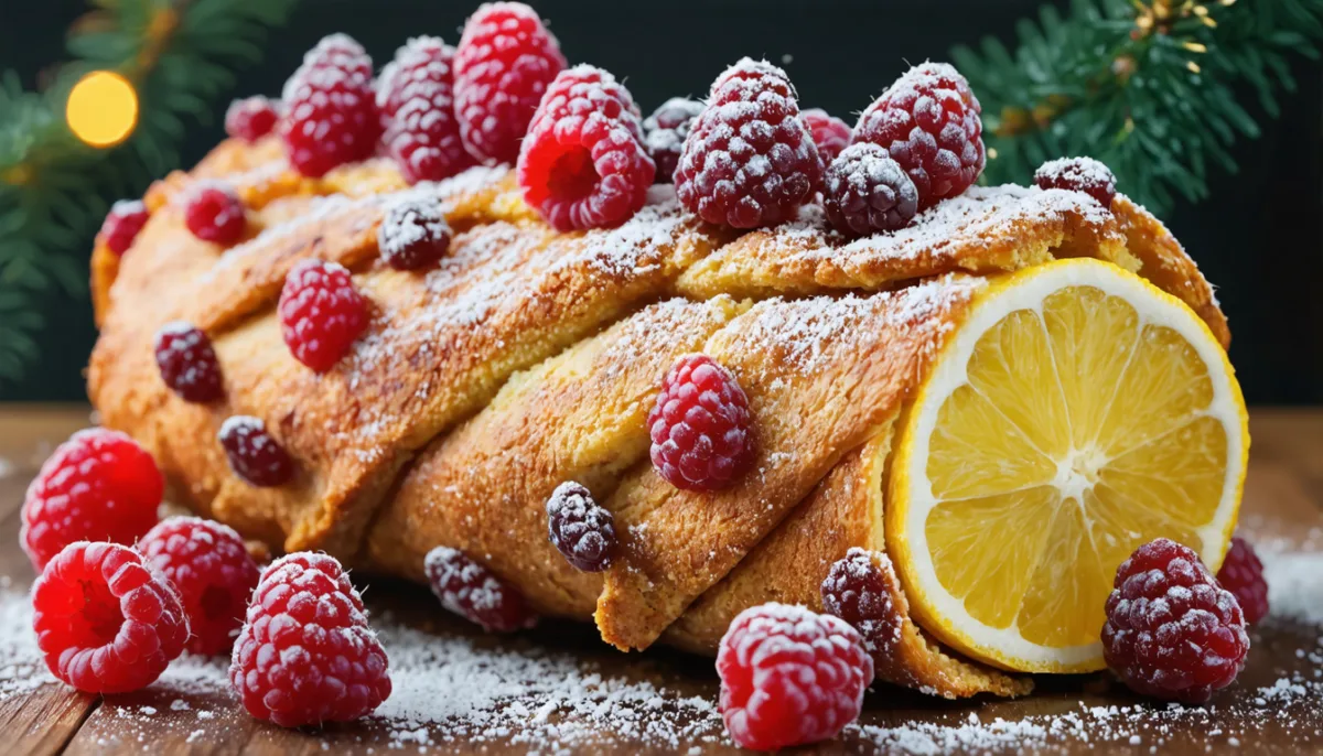 découvrez notre recette simple et savoureuse de bûche légère aux framboises et citron, parfaite pour une touche fruitée et fraîche à vos fêtes.