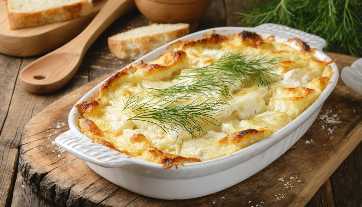 découvrez notre recette légère de gratin de fenouil fondant, sublimé par le goût savoureux du chèvre pour un plat gourmand et sain.