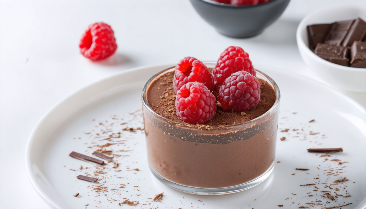 découvrez notre mousse légère au chocolat enrichie en graines de chia, une délicieuse recette saine alliant gourmandise et bienfaits nutritionnels.