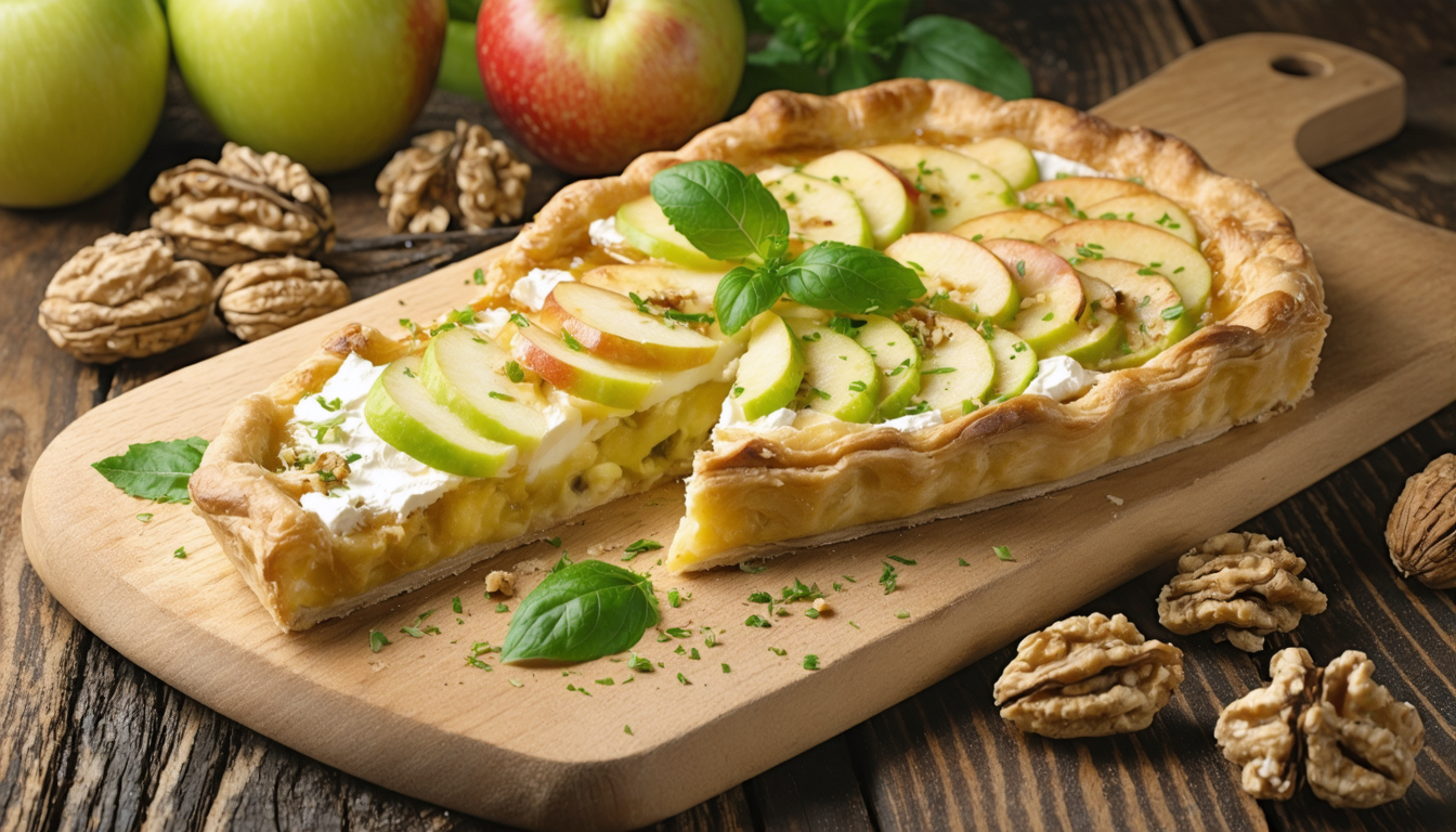 découvrez la recette incontournable de la tarte pommes-camembert, un délice sucré-salé parfait pour surprendre vos papilles avec des saveurs originales et gourmandes.