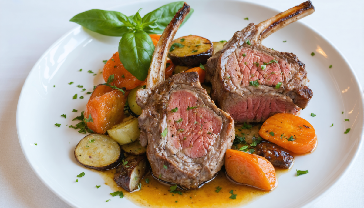 découvrez notre recette de côtes de veau rôties accompagnées de légumes savoureux, un plat léger et délicieux parfait pour un repas équilibré.