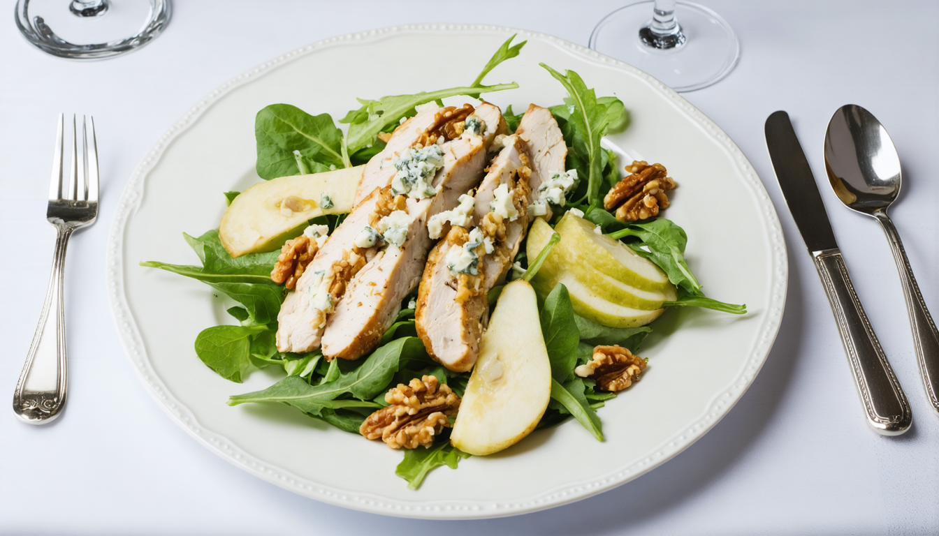 découvrez notre délicieuse recette de salade de poulet au bleu de bresse, une combinaison savoureuse et gourmande pour un repas léger et raffiné.