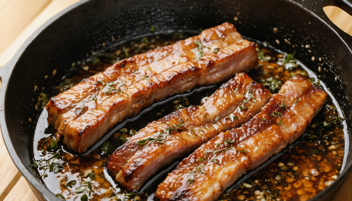 découvrez notre recette simple et savoureuse de cocotte de poitrine de porc, parfaite pour un repas gourmand et facile à préparer.