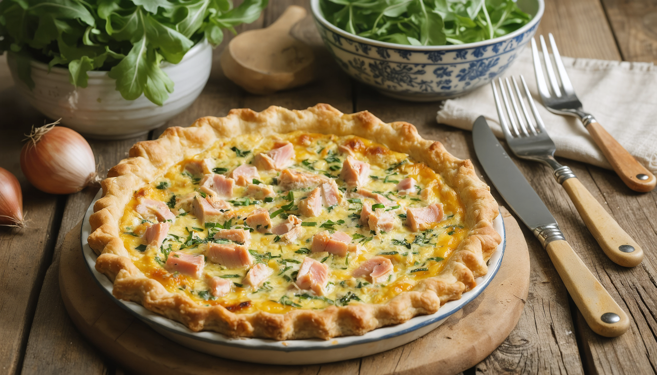 découvrez notre recette simple et rapide de quiche au thon, délicieuse et parfaite pour un repas savoureux en toute simplicité.