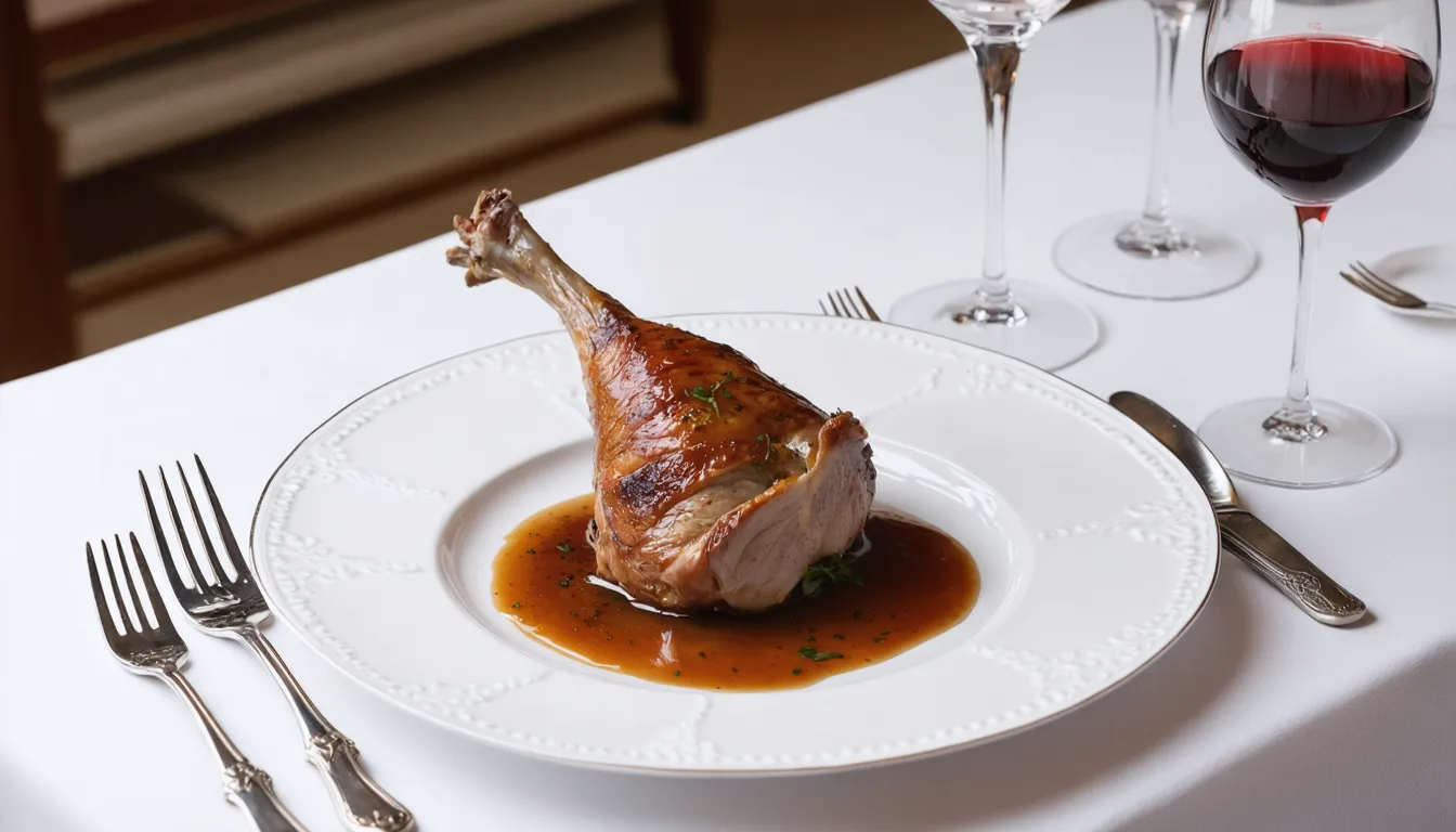 découvrez notre délicieuse recette de cuisse de canette rôtie, pleine de saveurs irrésistibles pour un repas savoureux et facile à préparer.