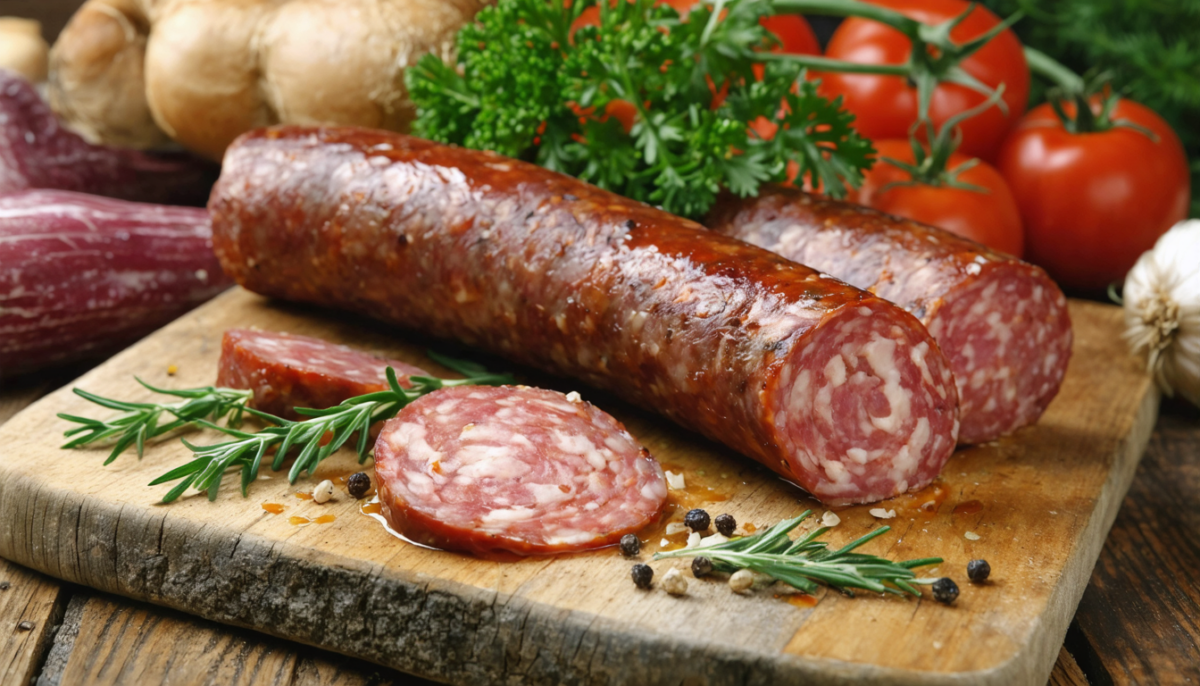 découvrez une délicieuse recette de saucisson lyonnais savoureux, accompagné de pommes de terre tièdes pour un repas traditionnel et réconfortant.