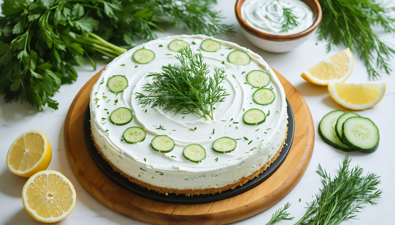 découvrez une délicieuse recette légère de cheesecake salé au tzatziki, alliant fraîcheur et gourmandise pour un apéritif ou une entrée raffinée et facile à préparer.