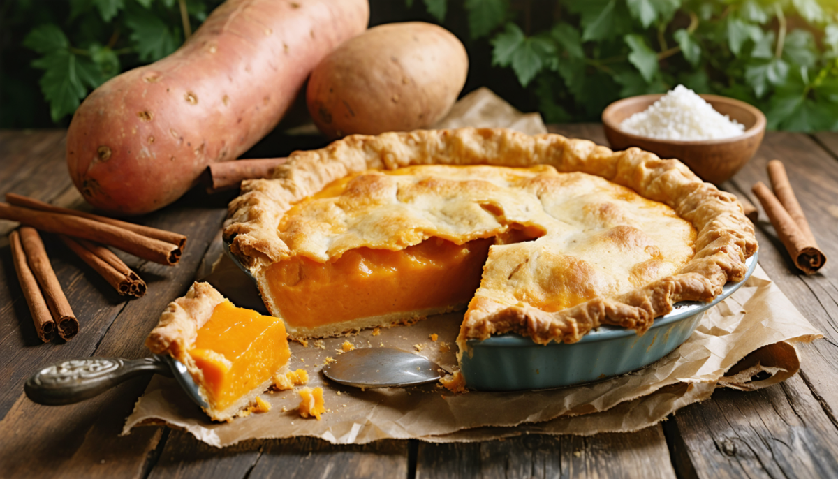 découvrez notre recette simple et gourmande de tarte aux patates douces, parfaite pour savourer un dessert maison délicieux et réconfortant.