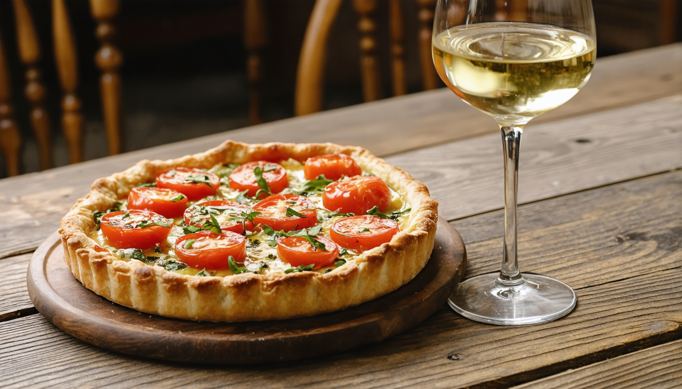 découvrez notre recette simple et rapide de tarte estivale à la tomate, moutarde et herbes de provence, parfaite pour savourer les saveurs du soleil en toute facilité.