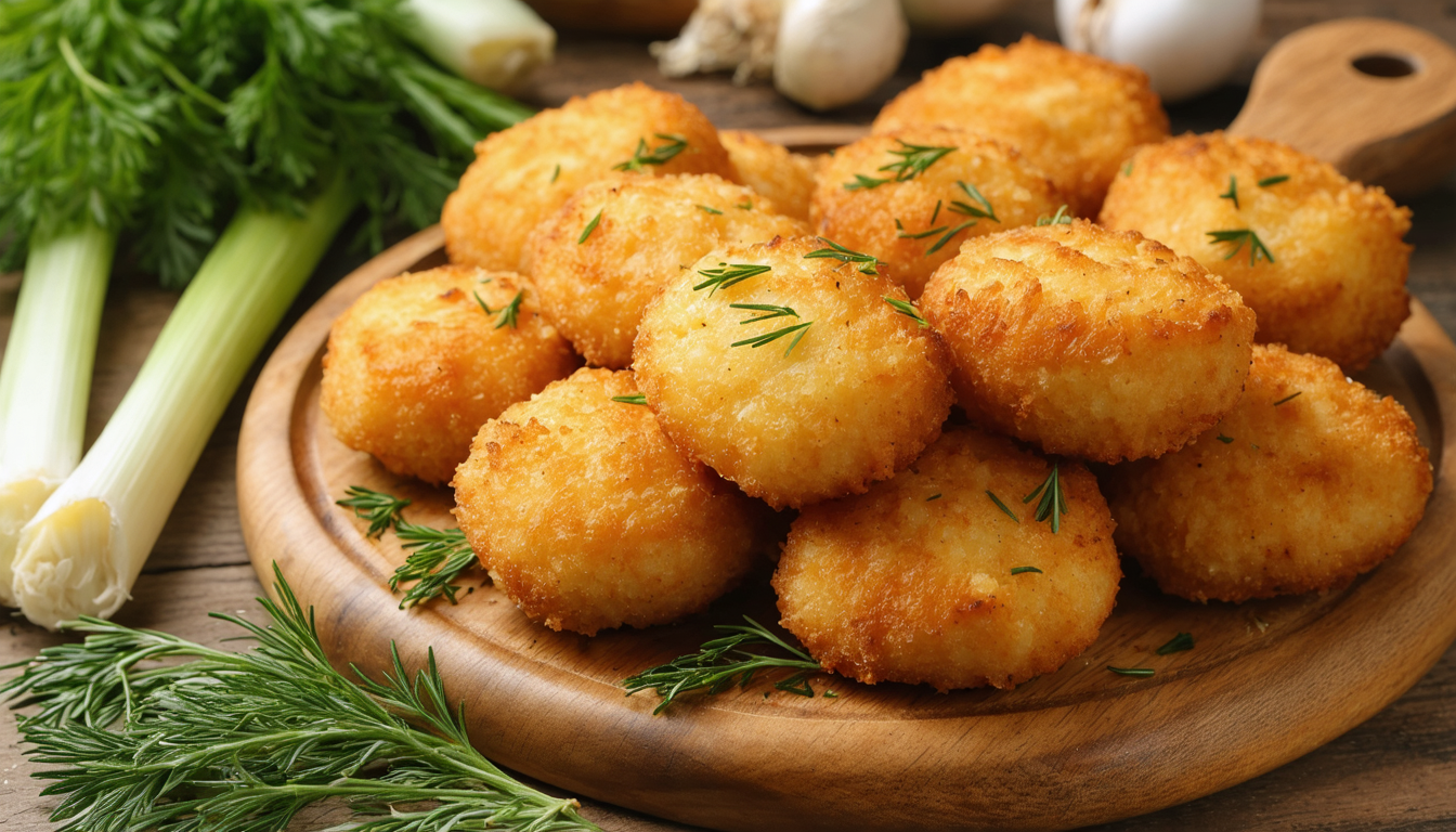 découvrez une recette simple et savoureuse de croquettes légères aux endives et aneth, parfaites pour un repas sain et gourmand.