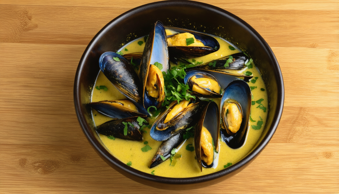 découvrez une recette savoureuse de moules au curry, prête en quelques minutes grâce au cookeo. un plat gourmand et rapide à préparer pour régaler toute la famille.