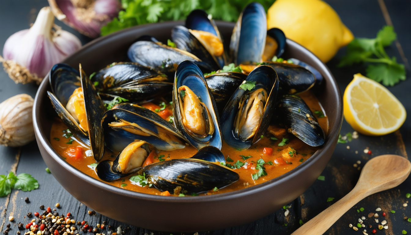 découvrez notre recette rapide et savoureuse de moules au curry, préparée en un rien de temps grâce au cookeo. parfaite pour un repas délicieux et facile à réaliser.