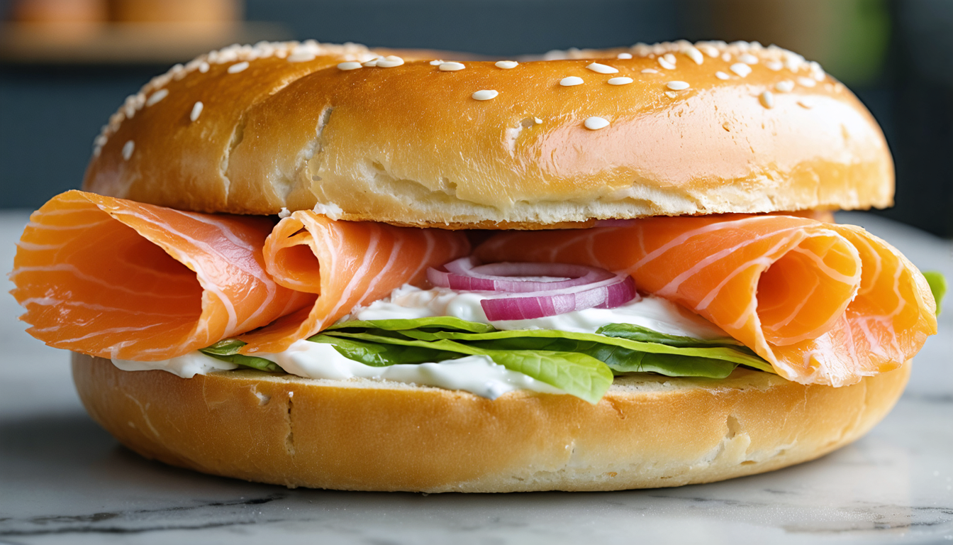 découvrez notre recette incontournable du bagel légèreté au saumon fumé, une délicieuse spécialité street food alliant fraîcheur et saveurs gourmandes. parfait pour un repas rapide et savoureux !