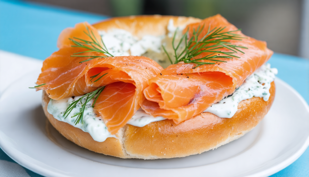 découvrez la recette incontournable du bagel légèreté au saumon fumé, un délice street food alliant saveurs fraîches et simplicité. parfait pour un repas rapide et gourmand !