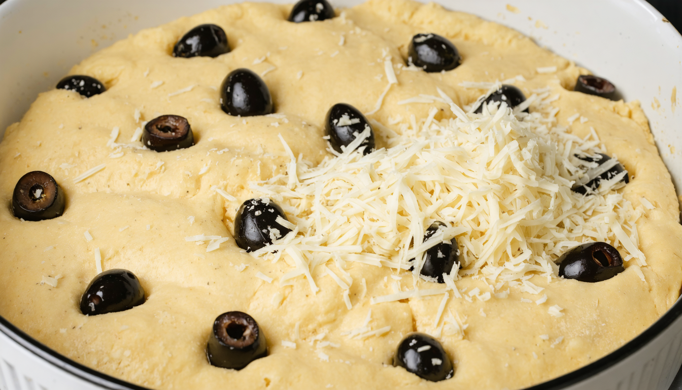 découvrez notre recette facile et savoureuse de cake salé au fromage fondant et olives noires, parfait pour un apéritif ou un repas convivial.