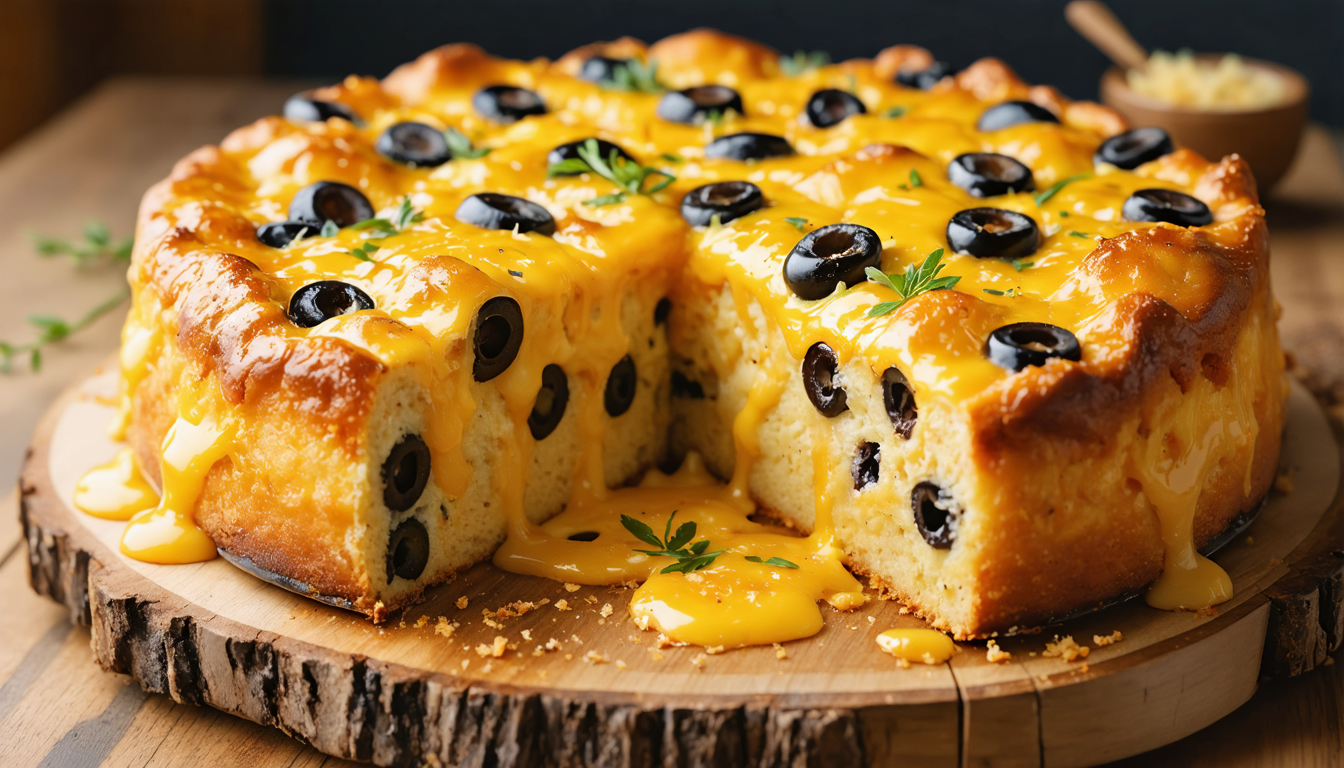 découvrez notre recette facile de cake salé au fromage fondant et olives noires, parfaite pour un apéritif gourmand ou un repas convivial.