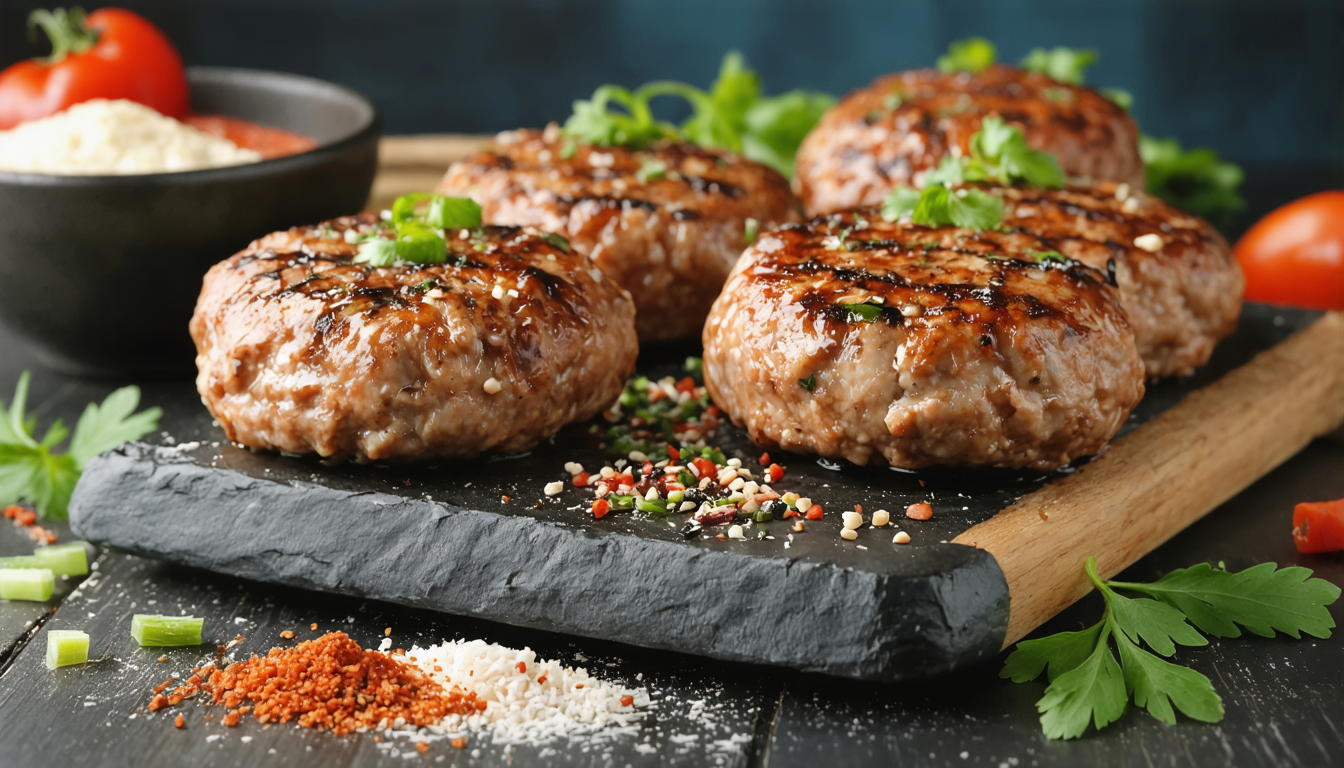 découvrez notre recette gourmande de burger de poulet haché au fromage, alliant saveurs et simplicité pour un repas délicieux à partager.