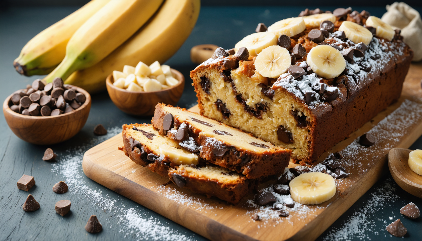 découvrez notre recette facile et rapide pour préparer un délicieux cake moelleux à la banane et au chocolat, une douceur parfaite à savourer chez vous.