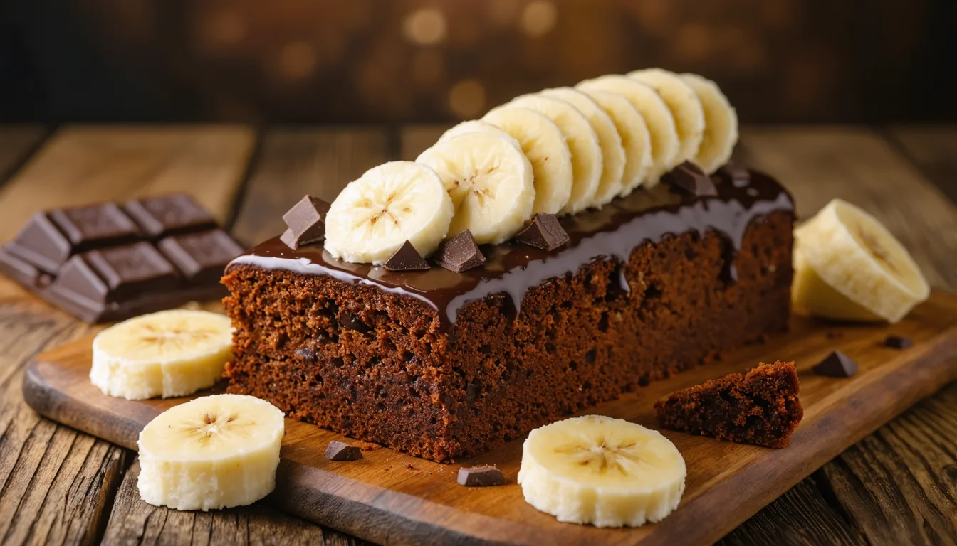 découvrez notre recette facile et rapide pour un cake moelleux à la banane et au chocolat, un dessert gourmand à savourer à la maison.