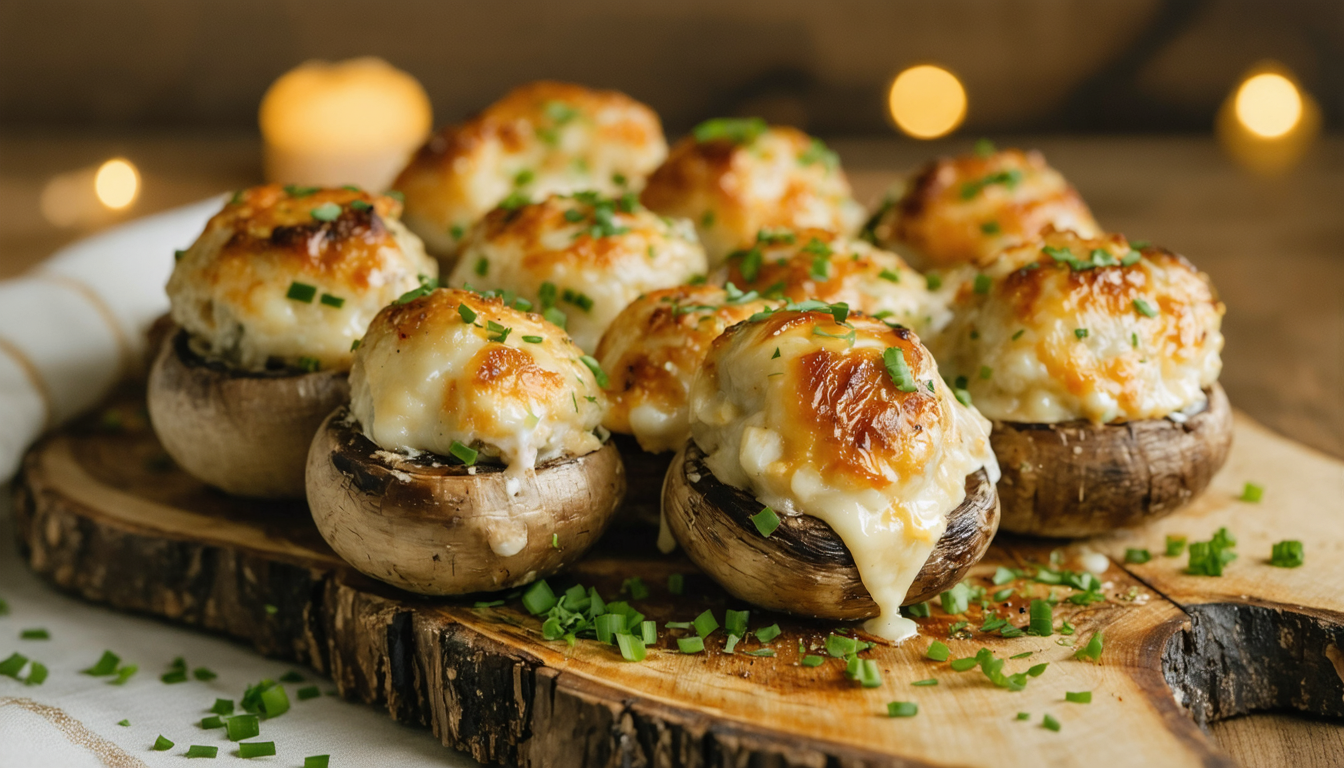 découvrez notre recette simple et savoureuse de champignons farcis au fromage frais, parfaite pour un apéritif gourmand ou un repas léger à essayer sans tarder.