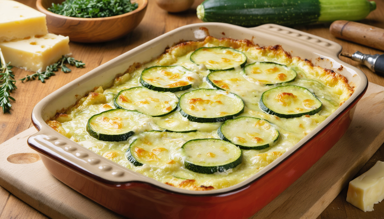 découvrez notre recette facile et gourmande de gratin de courgettes au chèvre, parfaite pour un repas savoureux et léger en toute simplicité.