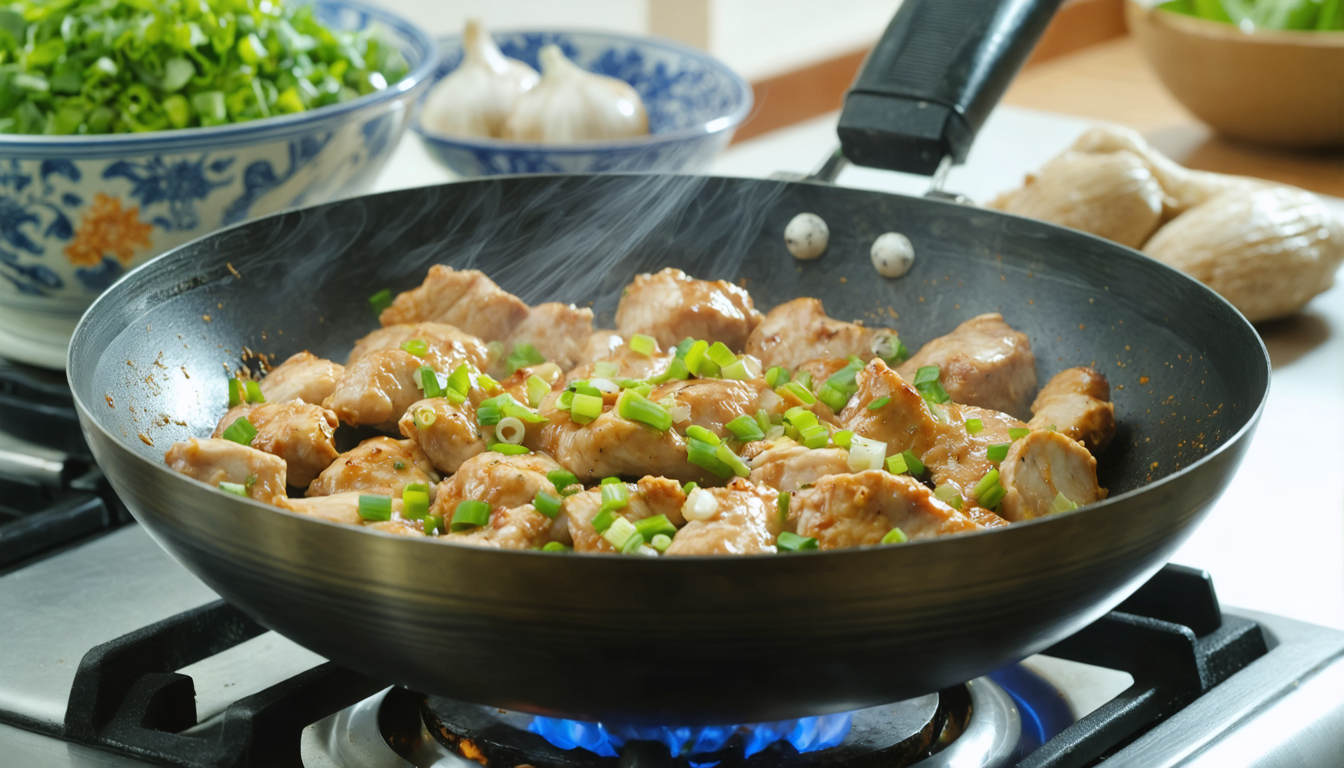 découvrez notre recette simple de poulet au gingembre, pleine de fraîcheur et de saveurs, pour un repas délicieux et sain à partager en famille.