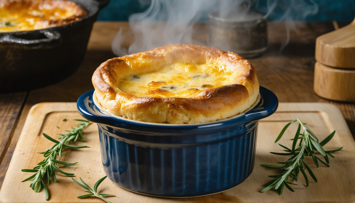 découvrez la recette incontournable du soufflé aux champignons de paris et fromage fondant, un plat délicieux et facile à réaliser qui ravira vos papilles.