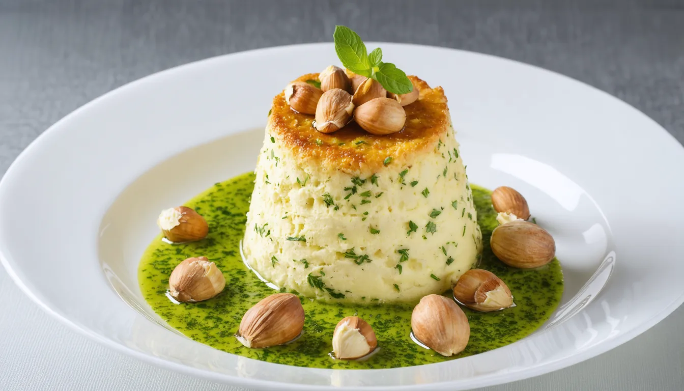 découvrez une recette gourmande de soufflés aux herbes fraîches, noisettes croquantes et fromage fondant, idéale pour un repas savoureux et raffiné.