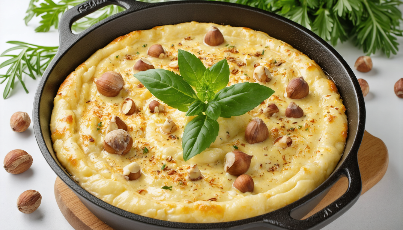 découvrez une recette gourmande de soufflés aux herbes fraîches, noisettes croquantes et fromage fondant, idéale pour un repas savoureux et raffiné.