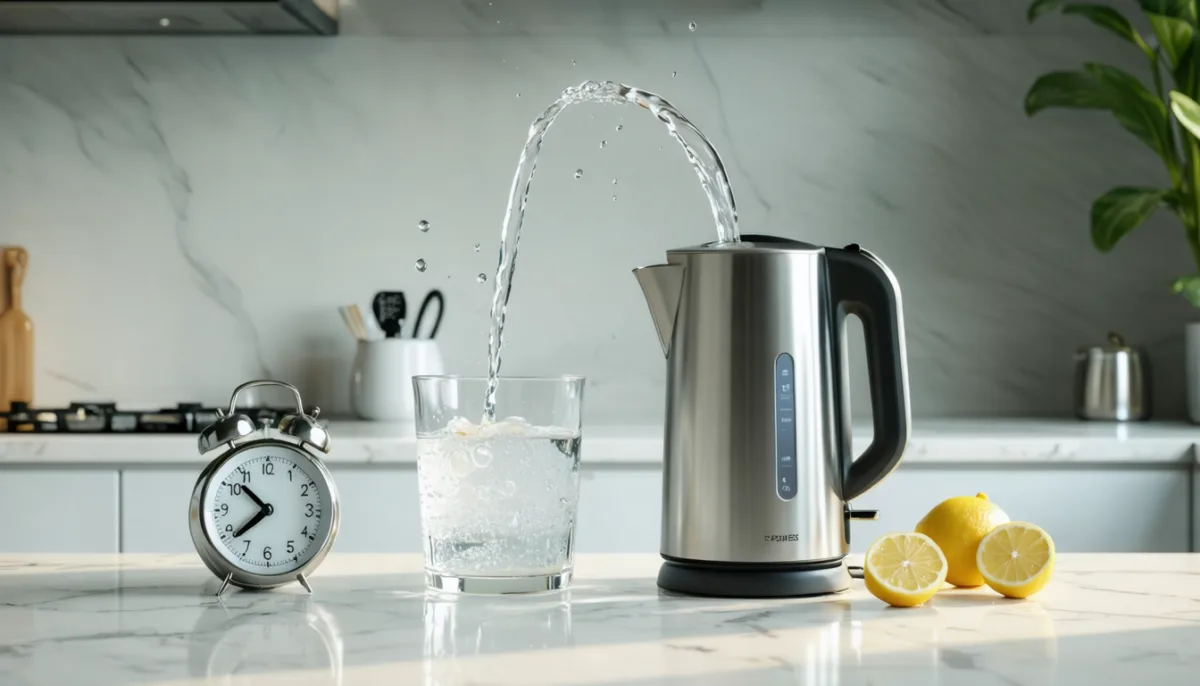 découvrez le secret rapide pour détartrer votre bouilloire électrique et la rendre éclatante en seulement 2 minutes. dites adieu au calcaire facilement !