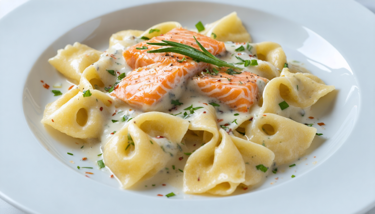 découvrez notre recette rapide et savoureuse de farfalles délicates accompagnées de saumon onctueux, parfaite pour un repas gourmand et facile à préparer.