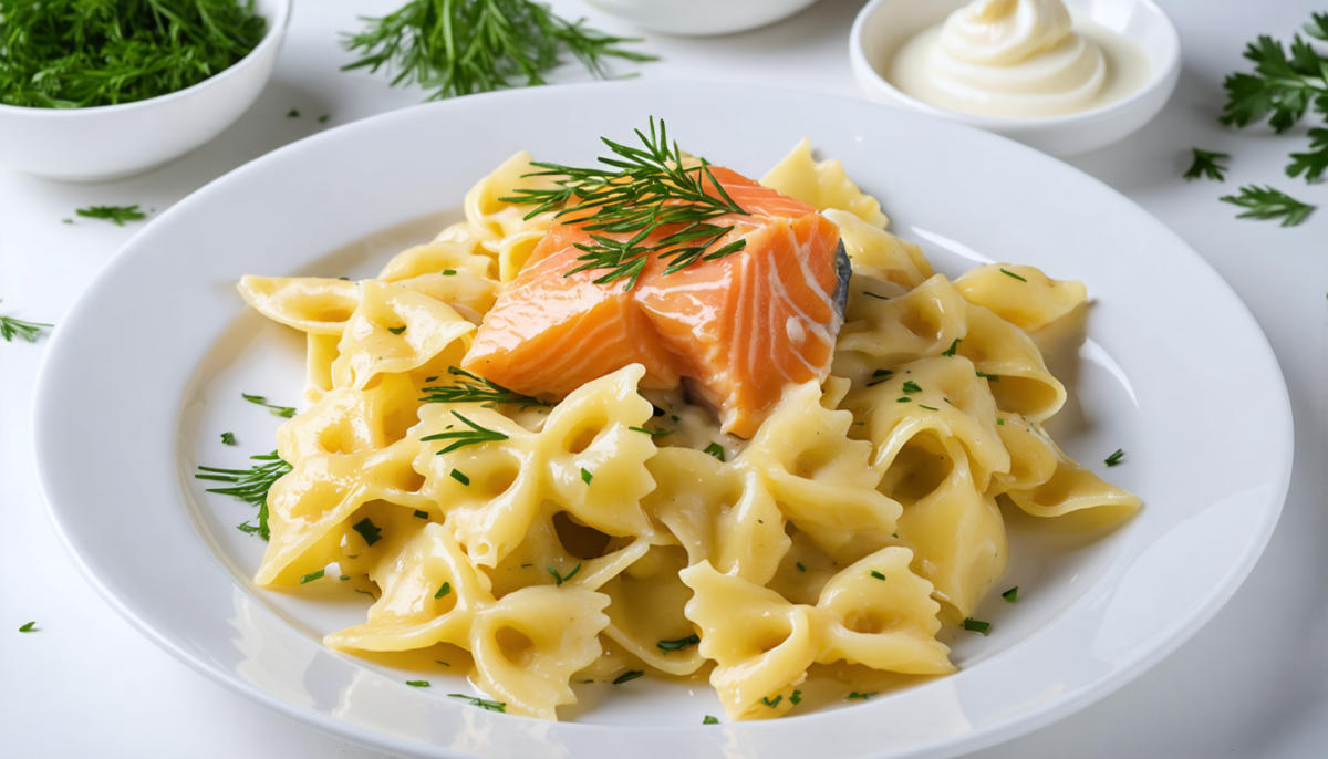 découvrez une recette rapide et savoureuse de farfalles délicates au saumon onctueux, parfaite pour un repas gourmet facile à préparer.