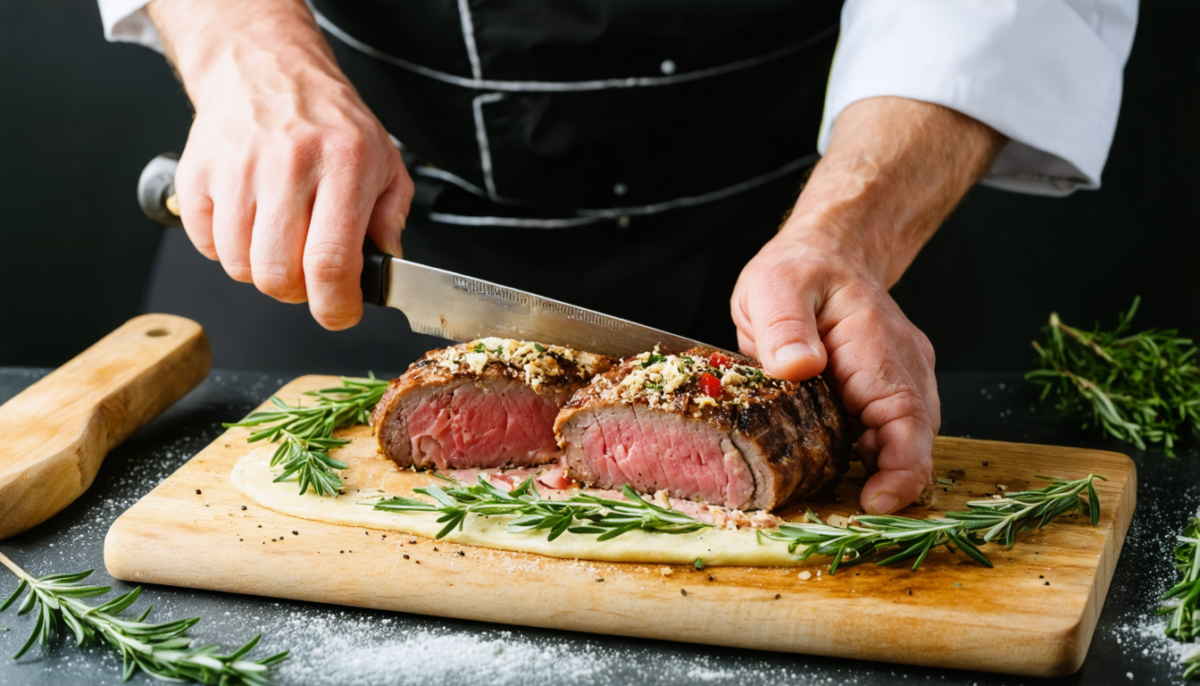 découvrez notre recette simple et savoureuse de filet mignon de porc en croûte de moutarde, parfaite pour un plat gourmand au four.