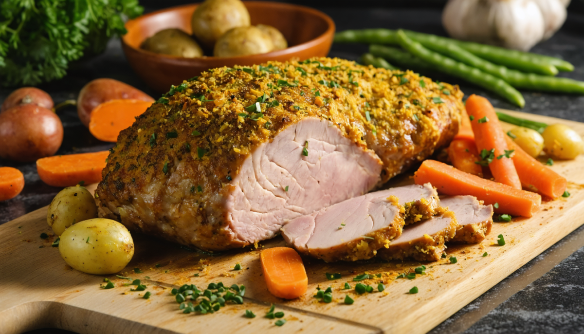 découvrez notre recette simple et savoureuse de filet mignon de porc en croûte de moutarde, à préparer facilement au four pour un repas délicieux et convivial.