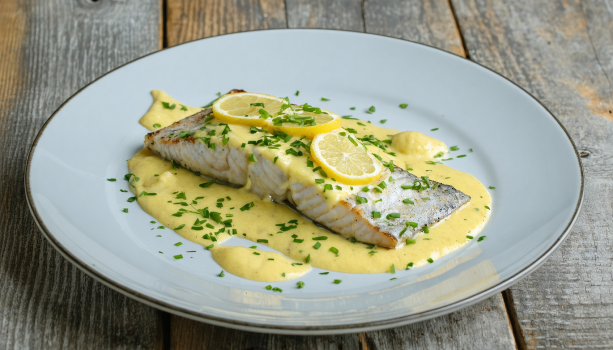 découvrez une recette simple et délicieuse de filets de colin nappés d'une crème citronnée légère, parfaite pour un repas équilibré et savoureux.