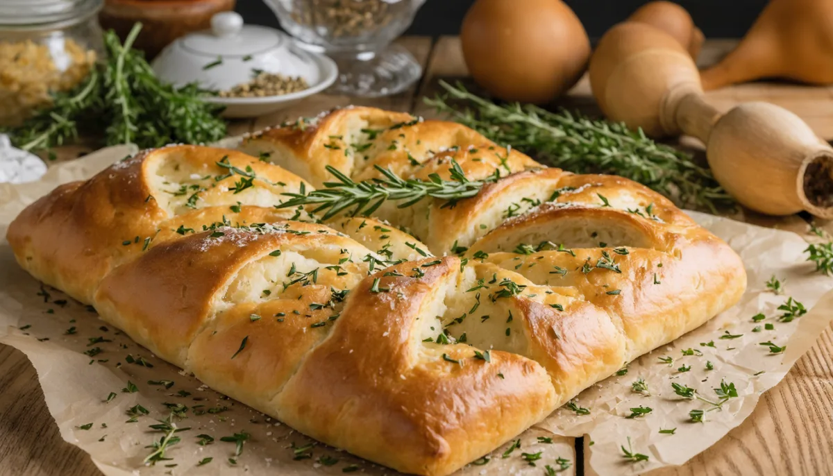 découvrez notre recette facile et gourmande de focaccia aérienne aux parfums naturels de thym et romarin, parfaite pour un apéritif ou un repas convivial.