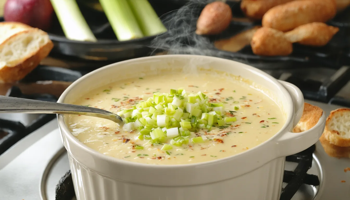 découvrez notre recette simple et gourmande de fondue de poireaux, idéale pour un plat savoureux et réconfortant en toute simplicité.