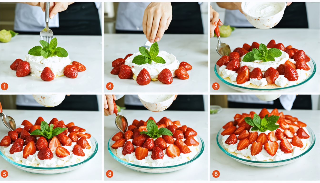découvrez une recette estivale rafraîchissante alliant la douceur des fraises et la fraîcheur du fromage frais parfumé à la menthe, simple à préparer pour vos desserts d'été.
