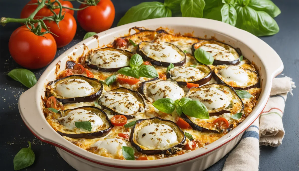 découvrez notre recette facile et gourmande de gratin d'aubergines à la mozzarella, un plat ensoleillé et savoureux parfait pour régaler toute la famille.