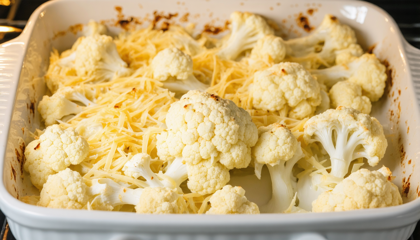 découvrez notre recette légère de gratin de chou-fleur, alliant saveur et bien-être pour un repas sain et gourmand à partager en famille.