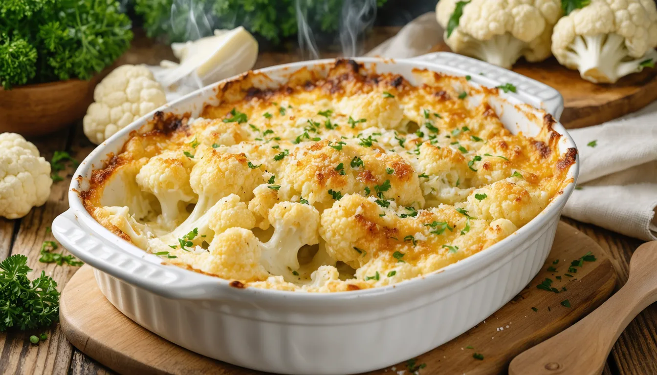 découvrez notre recette légère de gratin de chou-fleur, alliant saveurs gourmandes et bienfaits santé pour un repas équilibré et délicieux.