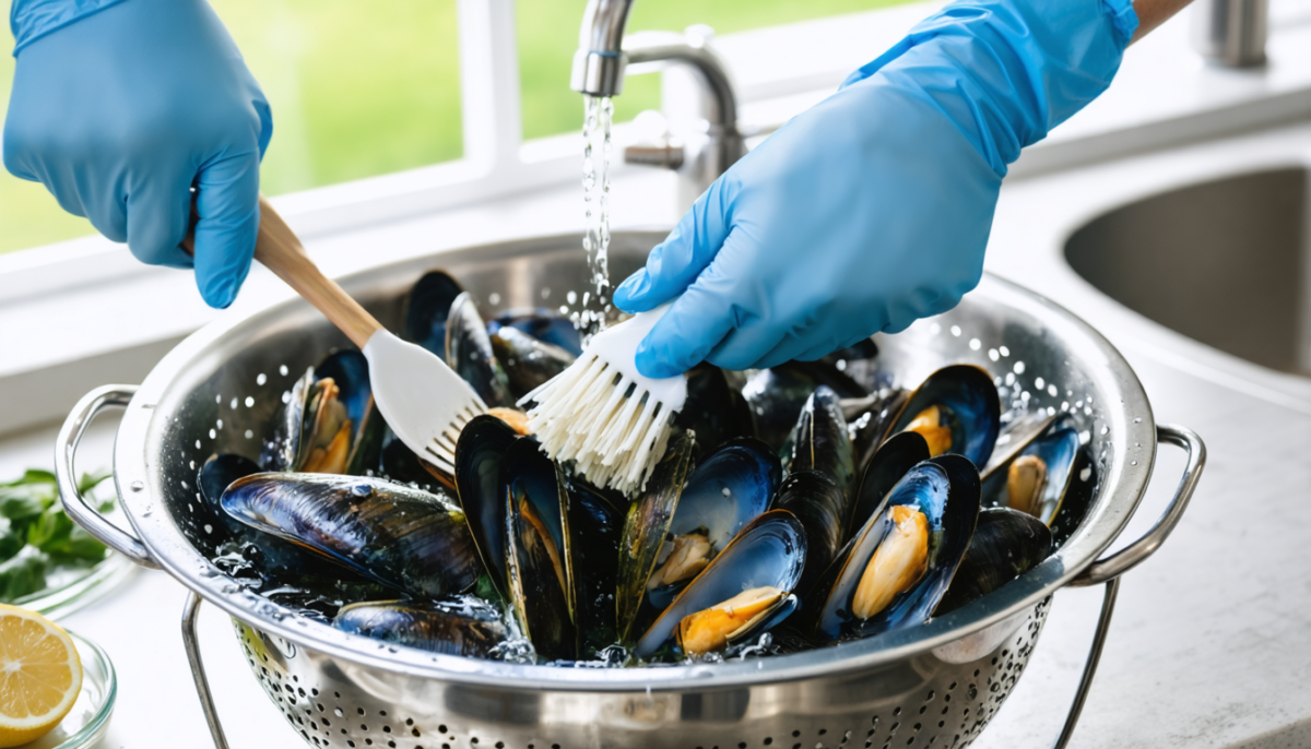 découvrez notre guide pratique pour bien nettoyer les moules avant de les cuisiner, afin d'assurer fraîcheur et saveur à vos plats de fruits de mer.