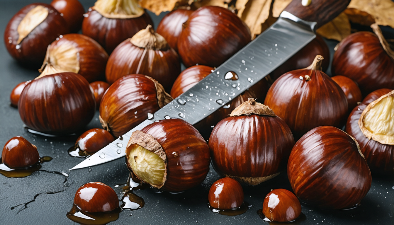 découvrez ma recette automnale inratable de châtaignes fondantes, faciles à éplucher, préparées rapidement dans l'airfryer pour un plaisir gourmand et simple à réaliser.