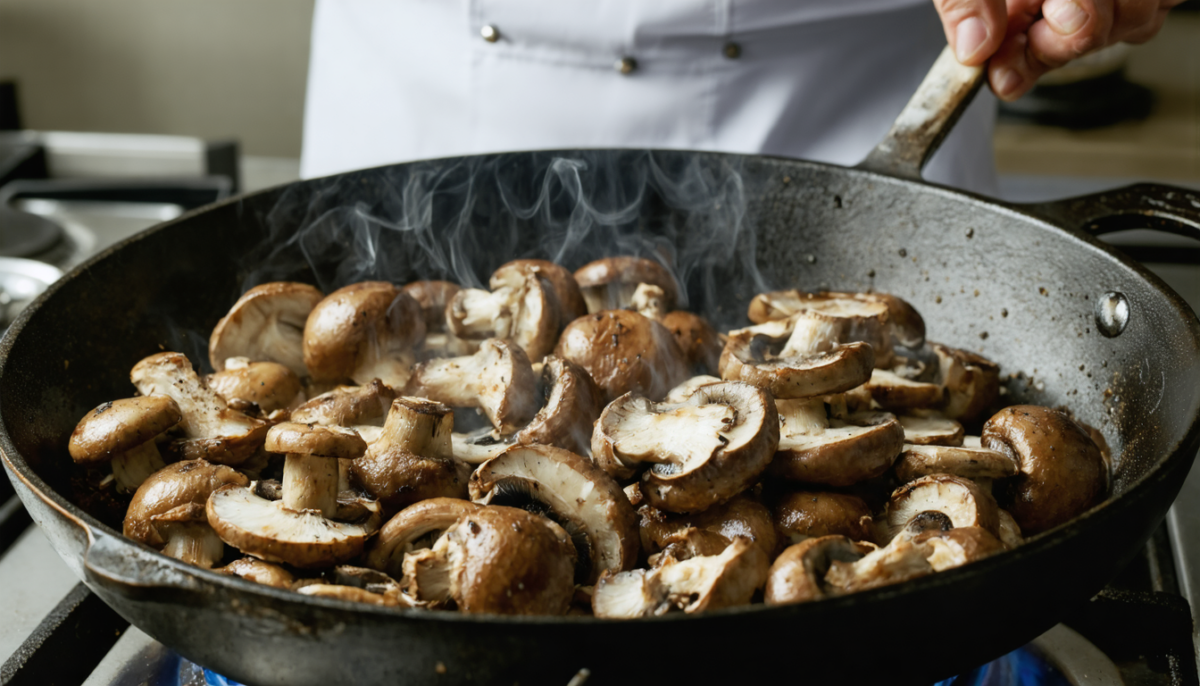 découvrez la recette d'etchebest pour des champignons parfaitement croustillants, délicieusement caramélisés et fondants à souhait, idéale pour sublimer vos plats.