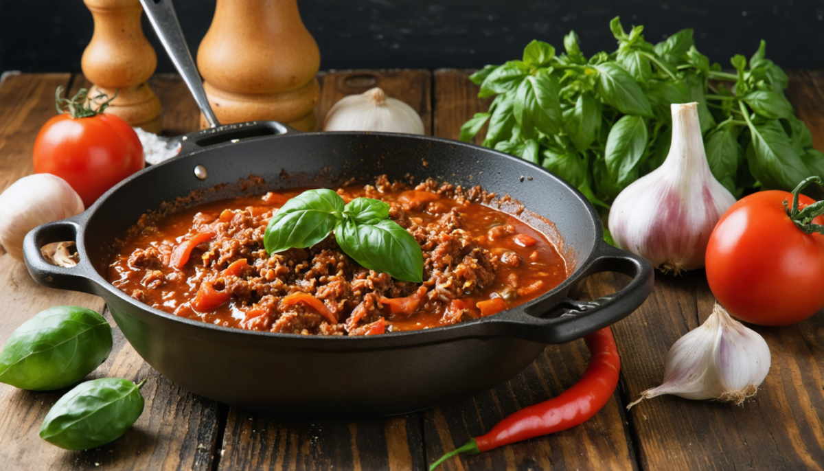 découvrez la recette authentique de la sauce bolognaise maison, préparée avec amour comme le fait la mama, pour un goût traditionnel et savoureux.