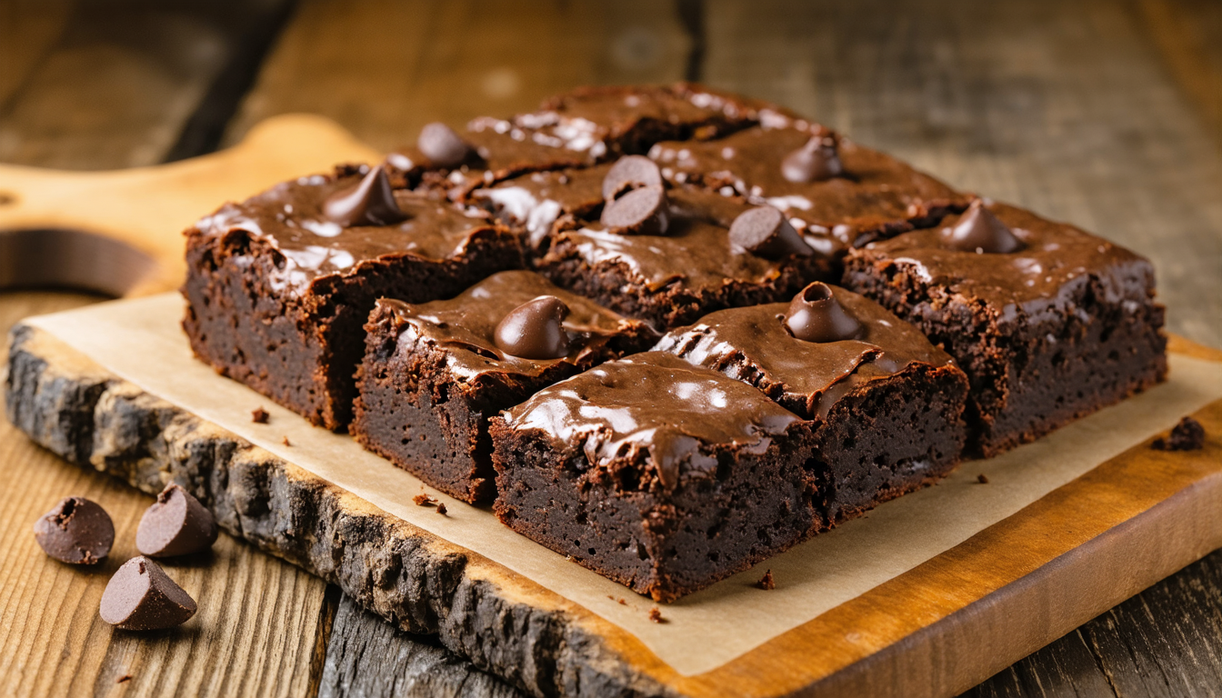 découvrez notre dessert du jour : un « faux brownie » étonnant, aussi savoureux que l'original, pour une gourmandise surprenante et légère.