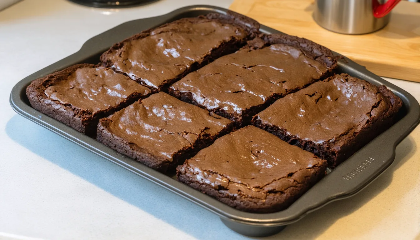 découvrez notre dessert du jour : un « faux brownie » surprenant, aussi gourmand et savoureux que la recette originale, parfait pour régaler vos papilles !