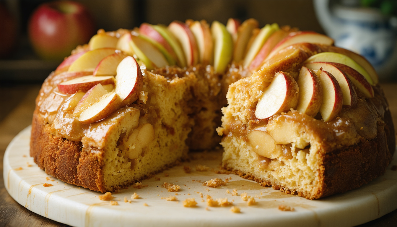 découvrez le gâteau aux pommes de grand-mère, une douceur moelleuse et parfumée qui réchauffe vos soirées d’automne avec des saveurs authentiques et réconfortantes.
