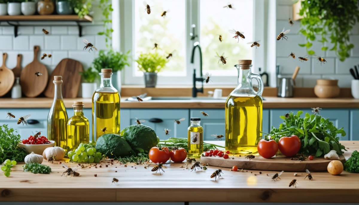 découvrez le remède de grand-mère efficace pour chasser mouches et guêpes de votre cuisine rapidement, en seulement 5 minutes, grâce à des astuces simples et naturelles.