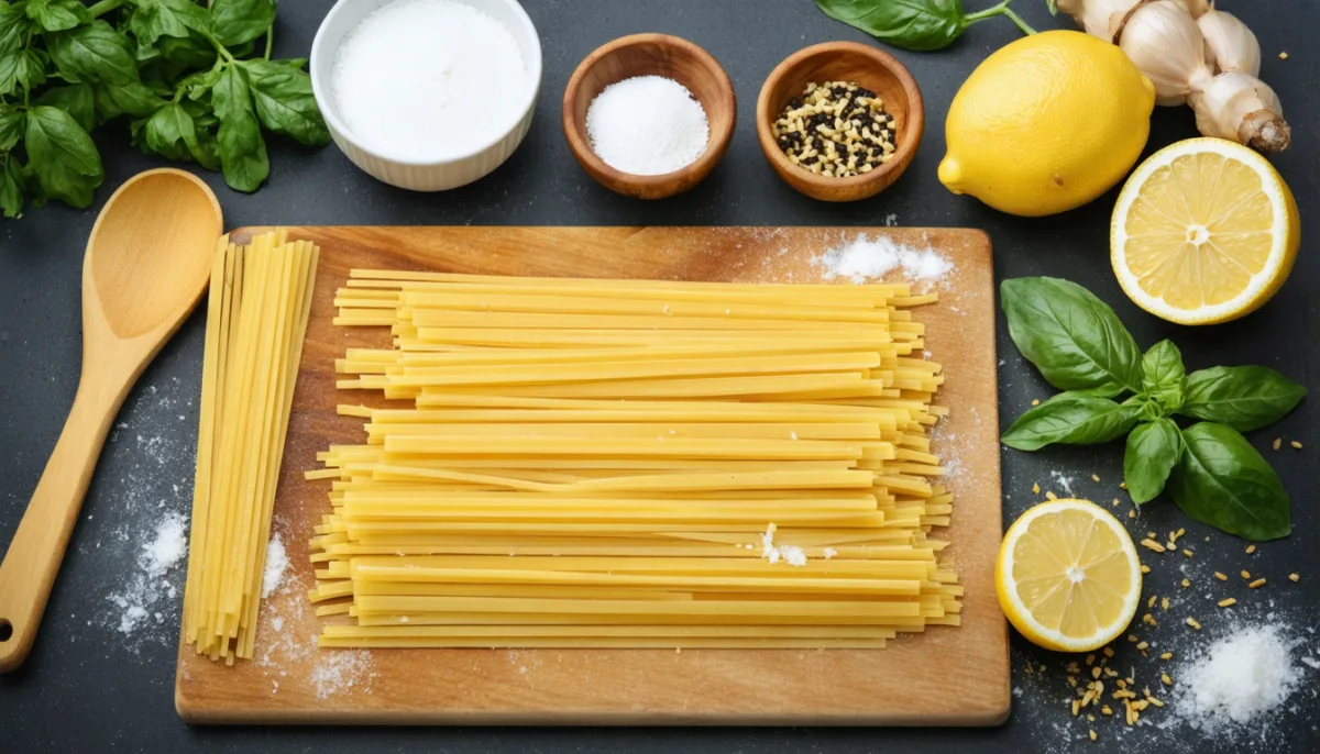 découvrez une recette savoureuse de linguine au citron frais, accompagnées de courgettes fondantes et d'une onctueuse crème de parmesan, parfaite pour un repas léger et gourmand.